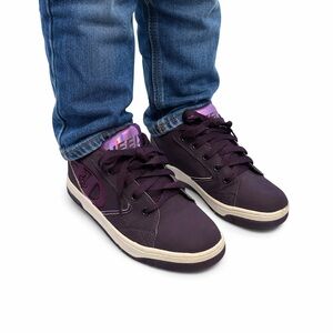 Size 3 Heelys Kids Roller Shoes Purple Skate Sneakers Youth Wheel Shoes Casual